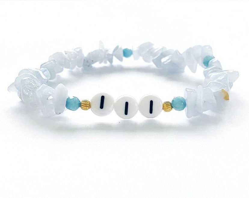 ANGEL NUMBER Crystal Healing Bracelet