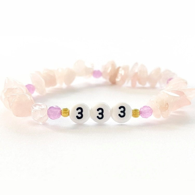 ANGEL NUMBER Crystal Healing Bracelet