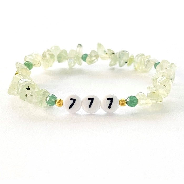 ANGEL NUMBER Crystal Healing Bracelet