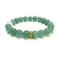 AVENTURINE Infinity Round Beaded Bracelet - 8mm