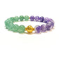 AMETHYST & AVENTURINE FU Blessing Bracelet - 8mm