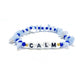 CALM Blue Lace Agate Crystal Healing Bracelet