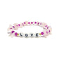 LOVE Rose Quartz Crystal Healing Bracelet