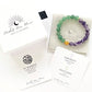 AMETHYST & AVENTURINE FU Blessing Bracelet - 8mm